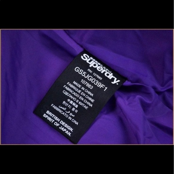 SUPERDRY down puffer jacket - size S - Picture 7 of 7